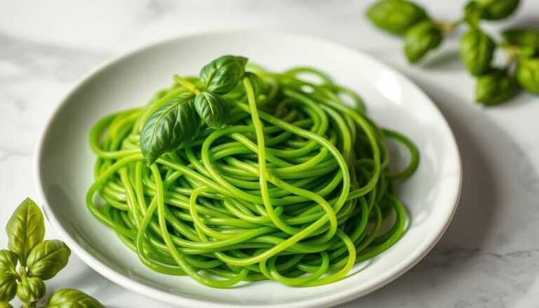 green spaghetti recipe