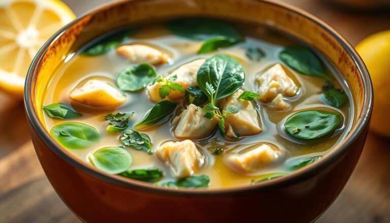 lemon spinach ginger chicken soup