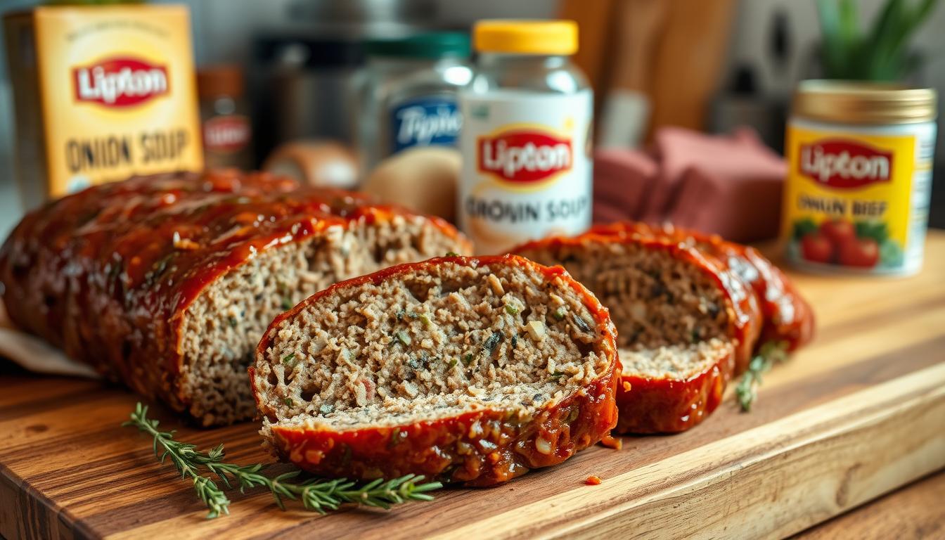 lipton onion soup meatloaf recipe